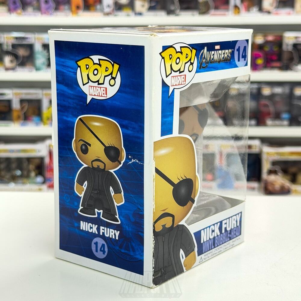 Funko Pop Marvel Avengers Nick Fury 2012 Vaulted 14 SHIELD Agent Vinyl Figure - Picture 6 of 15